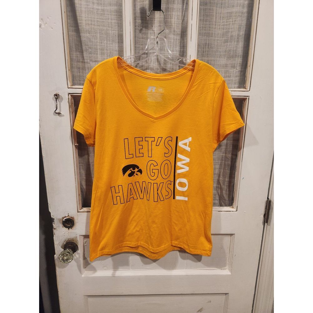 Iowa Hawkeyes Women's V-Neck Graphic Tee
